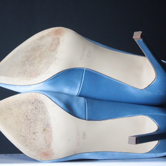 LIGTH BLUE HEELS NINE WEST - Picture 9 of 9